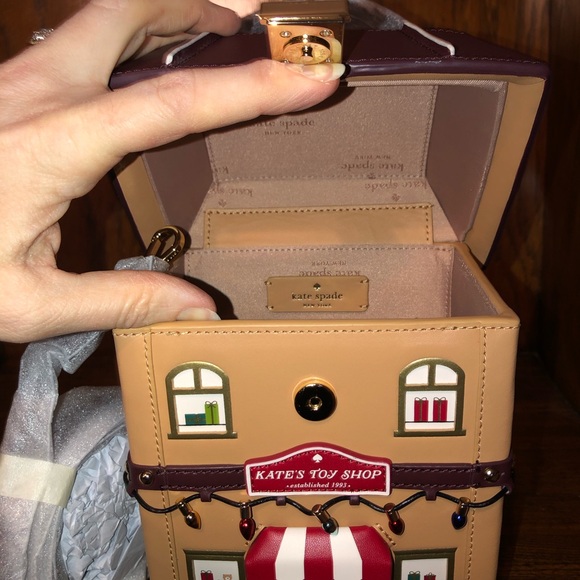 NWT-Kate Spade-SET-Oh What Fun 3D Toy Store Crossbody Bag & Cardholder-$598 - Picture 11 of 16
